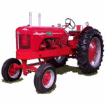 The Wards Tractor Acrylic Cut Outs
