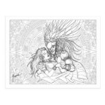 The Warrior and the Princess Postcard