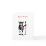 'The Warrior' Birthday Card 'The Warrior' Birthday Card