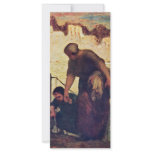The Washerwoman By Daumier Honoré Rack Card
