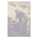 The Washerwoman By Daumier Honoré Customized Stationery