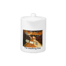 The washing line Teapot