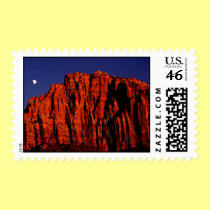 The Watchman and the Moon Stamp stamps