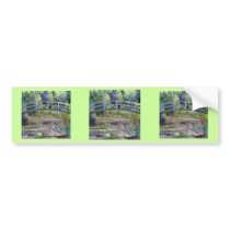 The Water Lily Pond by Claude Monet Bumper Sticker