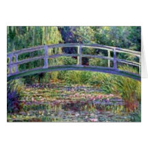 The Water Lily Pond by Claude Monet Card