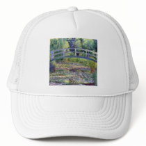 The Water Lily Pond by Claude Monet Mesh Hat