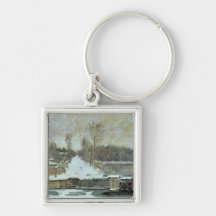 The Watering Place at Marly-le-Roi, 1875 Key Chains
