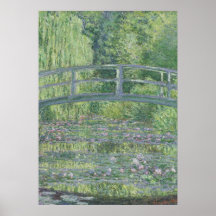 The Waterlily Pond: Green Harmony, 1899 Poster