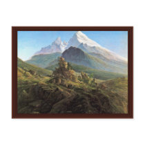The Watzmann By Friedrich Caspar David Postcard