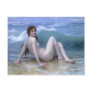 The Wave by William Adolphe Bouguereau Postcard