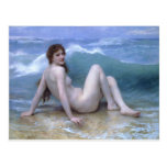 The Wave by William Adolphe Bouguereau Postcard
