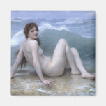 The Wave by William Bougereau Refrigerator Magnets