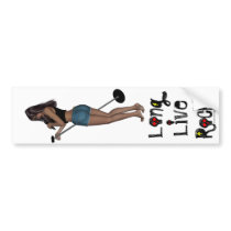The Way She Held That Mike... Sticker bumper stickers