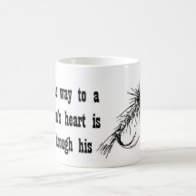The Way to a man's heart is through his... Coffee Mugs