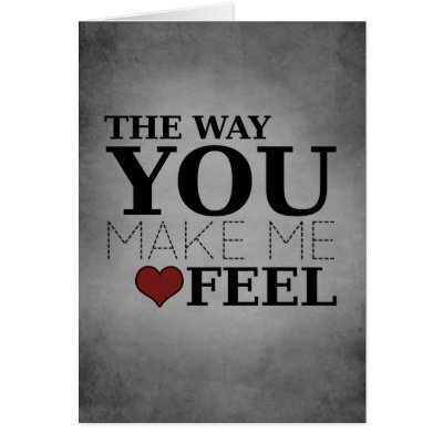 the way you make me feel greeting card by foxandhoneyau