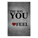 the way you make me feel posters