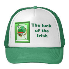 The wearing of the green, Irish Trucker Hats