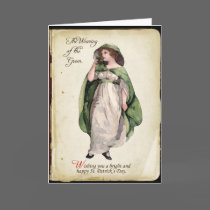 The Wearing of the Green St. Patrick's Day Card cards