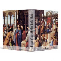 The Wedding At Cana By Julius Schnorr Von Carolsfe 3 Ring Binder