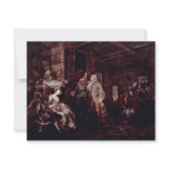 The Wedding Banquet " By Hogarth William Custom Invitation