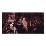 The Wedding Banquet " By Hogarth William Photo Greeting Card