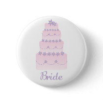 The Wedding Cake Bride Button