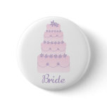 The Wedding Cake Bride Button