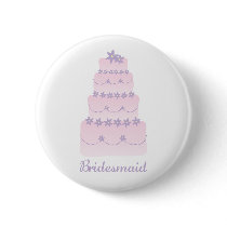 The Wedding Cake Bridesmaid Button