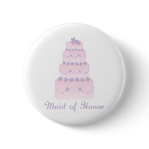 The Wedding Cake Maid Of Honor Button