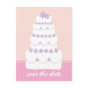 The Wedding Cake-Save The Date postcards