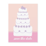 The Wedding Cake-Save The Date Post Card