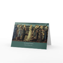 "The Wedding of Psyche", by Edward Burne-Jones Card