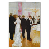 The Wedding Reception, c.1900 Greeting Card