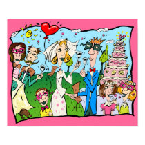 The Wedding Reception - Customized posters
