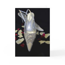 The wedding shoes cards