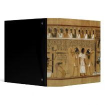 The Weighing of the Heart against Maat's Feather 3 Ring Binders