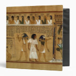 The Weighing of the Heart against Maat's Feather 3 Ring Binders