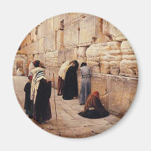 The Western Wall Fridge Magnets