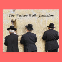 The Western Wall - Jerusalem postcards