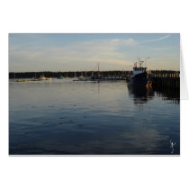 The Wharf at sunset cards by palmateera The Wharf at sunset cards