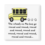 The wheels on the bus Magnet