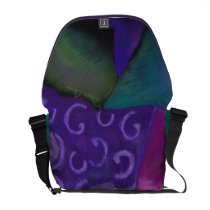 The Whimsical Hideaway - Purple and Magenta Heaven messenger bags