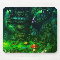 the whispering village mousepads by colbiddy the whispering village mousepads