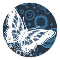 The White Butterfly stickers by MyOtherPlanet The White Butterfly stickers