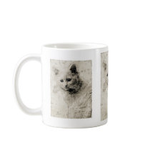 The White Cat Mug