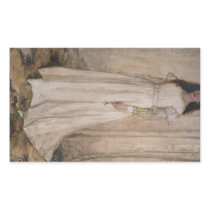 The white girl by James Abbott McNeill Whistler Sticker
