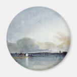 The White House In Chelsea By Thomas Girtin Fridge Magnet
