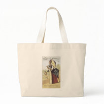 The White is the Sewing Machine of the Day Canvas Bags