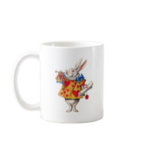 The White Rabbit Calls Court to Order Mug