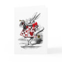 The White Rabbit cards by SinisterWear The White Rabbit cards